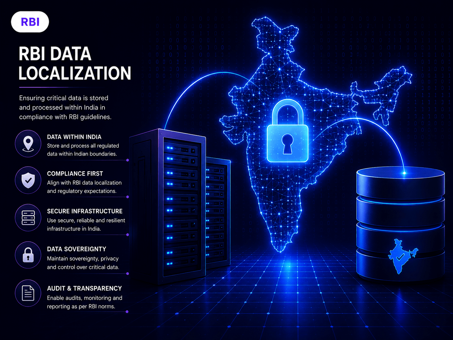 RBI data localization compliance illustration
