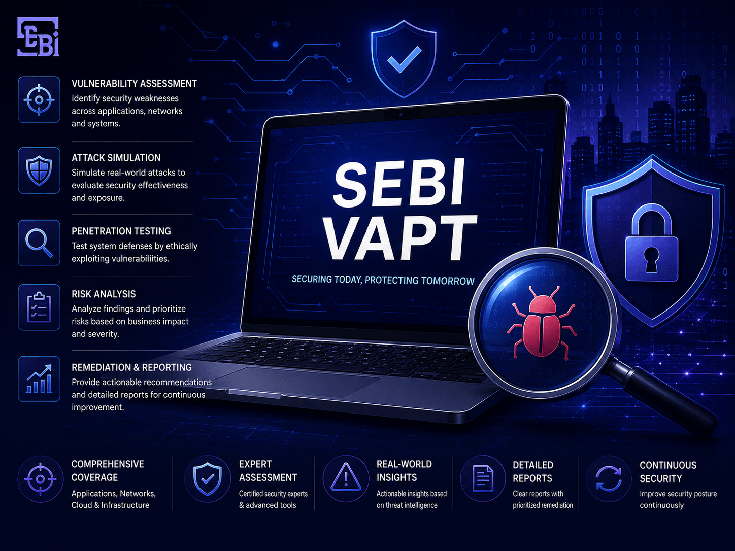 SEBI VAPT penetration testing illustration